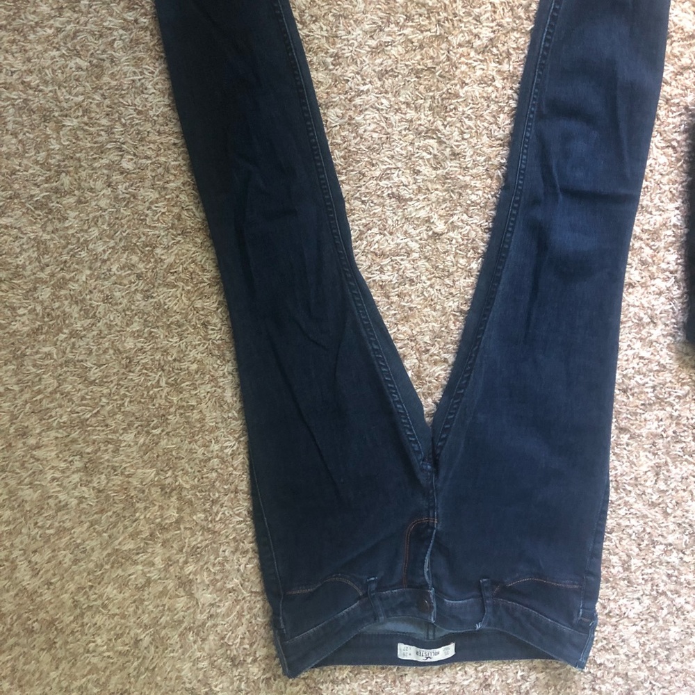 Dark wash Hollister jean leggings-3S